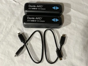 Audinate ADP-USBC-AU-2X2 Dante AVIO USB-C IO Adapter BHP6 - Photo 1/1