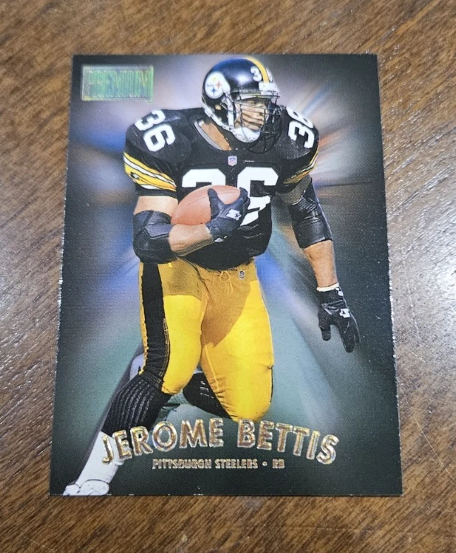 1997 Skybox Premium #17 Jerome Bettis Pittsburgh Steelers - Image 1 of 2