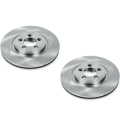 SET-P15EBR1082-2 Discos de freno Powerstop Juego de 2 ruedas delanteras para Jaguar XF XJ8 XK Foto 1 de 3