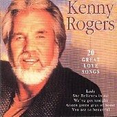 Kenny Rogers : 20 Great Love Songs CD (1998) Incredible Value and Free Shipping!
