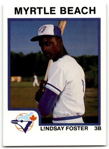 1987 ProCards Lindsay Foster Myrtle Beach Blue Jays #1449
