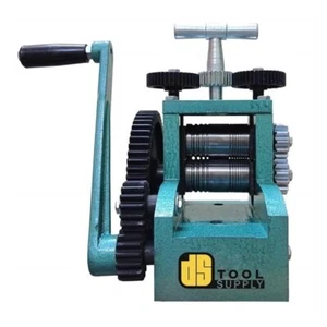 Máquina de laminación rodillos alambre de metal herramienta de joyería plana combinación manual - Imagen 1 de 3