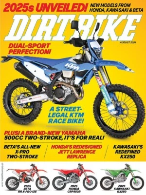 DIRT BIKE MAGAZINE | AUGUST 2024 - Image 1 of 2