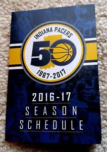 INDIANA PACERS POCKET SCHEDULE 2016-17 - MINT! - Picture 1 of 1