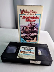 The Absent-Minded Professor VHS 1961, 1986 Disney Slip Sleeve - Foto 1 di 9
