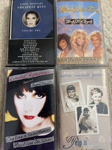 Linda Ronstadt Cry Like a Rainstorm Cassette Greatest Hits Trio II Dolly Parton - Picture 1 of 8