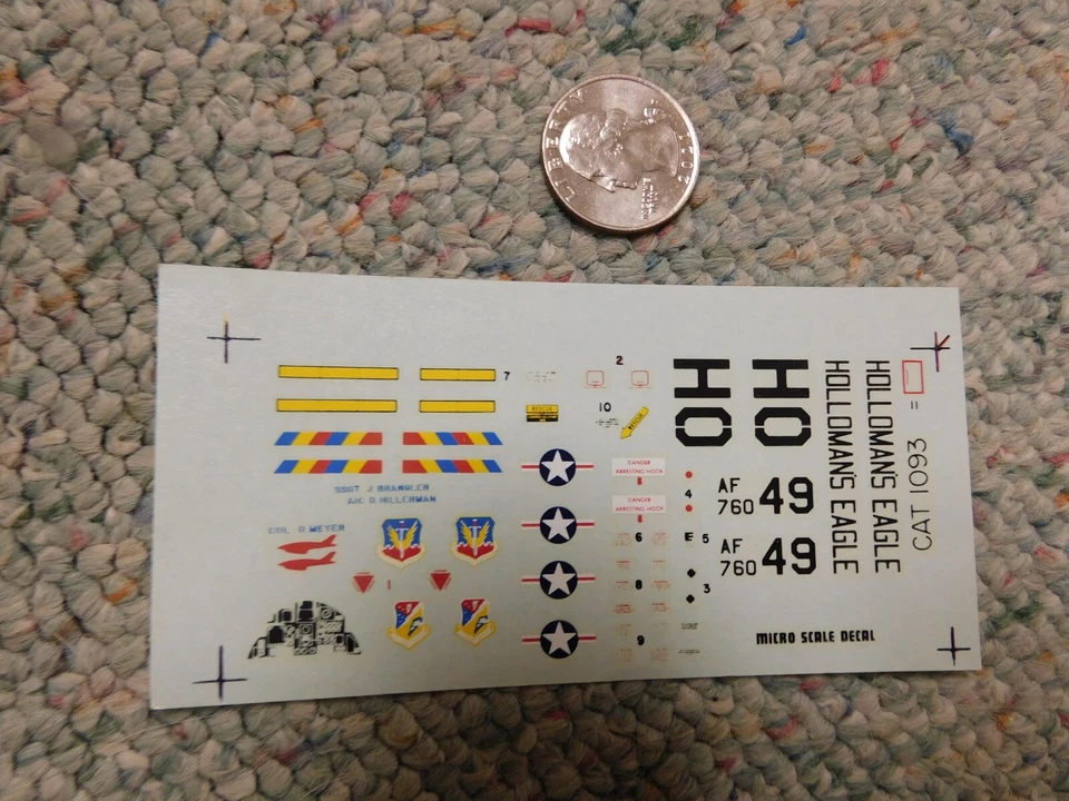 Minicraft Hasegawa decals 1/72  F-15 Eagle S43 - Image 1 of 1