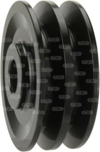 PULEGGIA DOPPIA UNIVERSALE PER ALTERNATORE, Ø INTERNO 17mm, Ø ESTERNO 76,6mm - Imagen 1 de 8