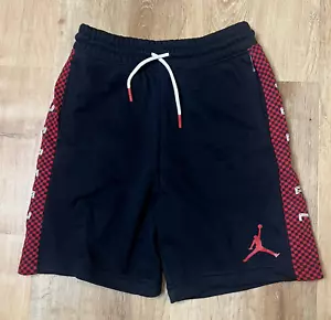 Nike Boys Air Jordan Fleece Sweat Shorts Black 95B810 023 Size Medium NEW - Picture 1 of 10