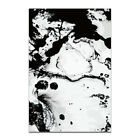 Abstract Black White Marble Print Canvas Art Poster Picture Modern Home Decor