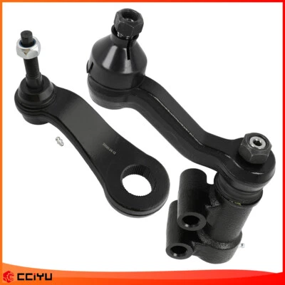 2pc For 2011-2019 Chevrolet Silverado 2500 3500 HD Steering Pitman Arm Idler Arm Foto 1 de 4
