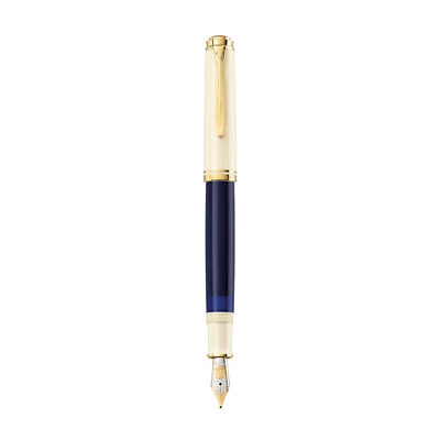 Caneta-tinteiro Pelikan Souveran M800 azul creme - Larga - NOVA na caixa - Imagem 1 de 2
