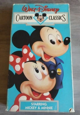 Walt Disney Cartoon Classics Starring Mickey & Minnie Mouse Volume 6 VHS  1987 Foto 1 de 4