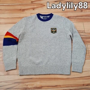 NWT POLO RALPH LAUREN LAUREL CREST WOOL BLEND SWEATER $248 - Picture 1 of 14