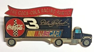 Dale Earnhardt #3 Hauler Pinback The Coca-Cola Racing Team 1998 - Picture 1 of 10