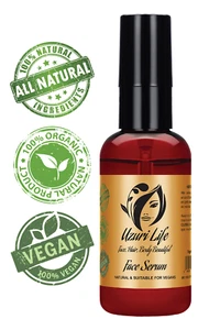 Organic Face Serum- Hydrating, Brightening, Argan Oil, Anti-Aging/Wrinkles 50ml - Picture 1 of 8