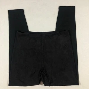 Lysse Pant Women Large Custom Ponte Angled Black Legging Faux Suede NEW NWT $101 - Bild 1 von 11