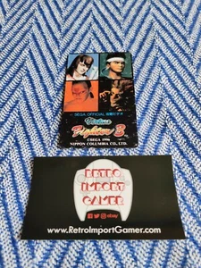 Super Rare Virtua Fighter 3 Phone card Sega Dreamcast Japan Shenmue Saturn 1996 - Picture 1 of 3