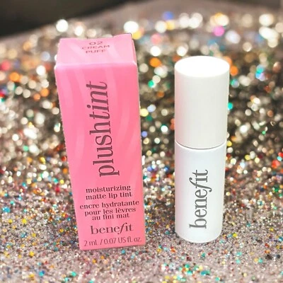 BENEFIT COSMETICS Plush Tint 0.07 US fl oz in 02 Cream Puff NEW IN BOX - Image 1 of 4