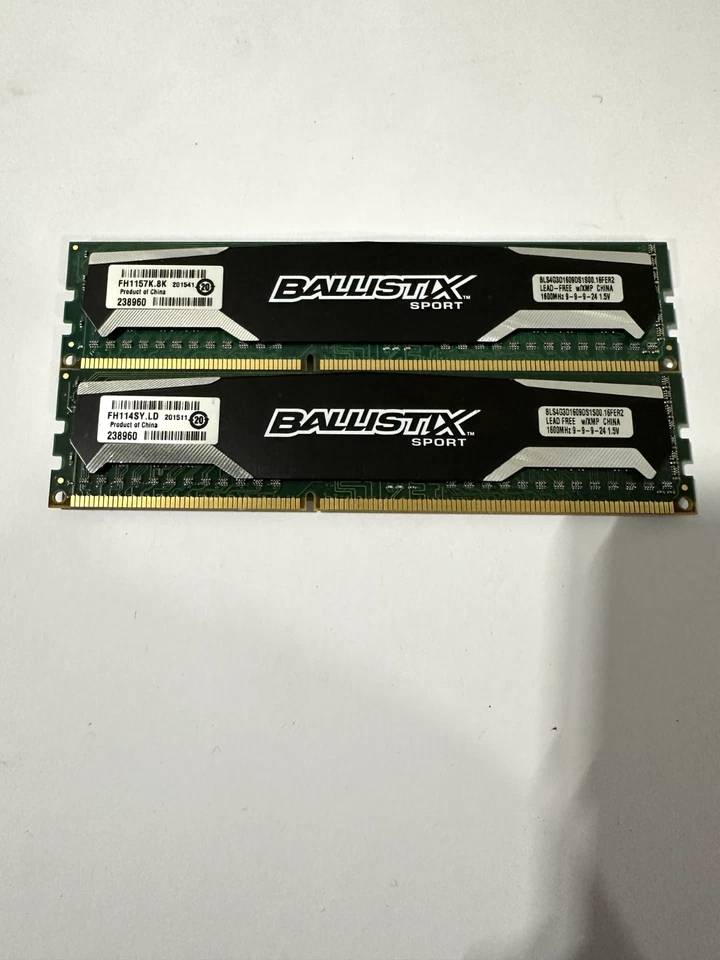Crucial by Micron Ballistix Sport 8GB RAM ( 2 x 4GB ) DDR3-1600 - Image 1 of 1