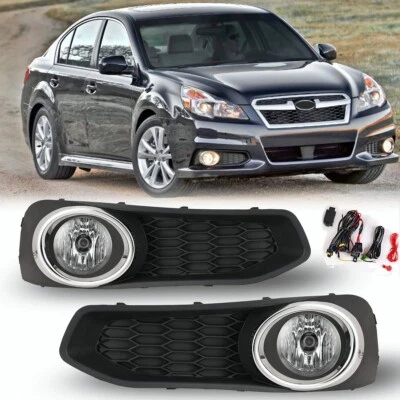 for 2013-2014 Subaru Legacy Fog Lights Front Bumper Lamps Wiring Switch Kit PAIR - Изображение 1 из 4