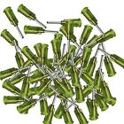14 Ga Dispensing Needles Green Screw-on Needle Tip Blunt Tip Blunt Tip