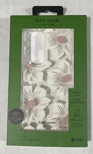 Kate Spade New York Handyhülle für Samsung Galaxy S24+ Plus, weiß rosa Blumen - Bild 1 von 1