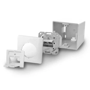 Cat Netzwerkdose Netzwerk Dose RJ45 2 port Aufputz Unterputz LAN Cat6 ARLI Inter - Bild 1 von 4