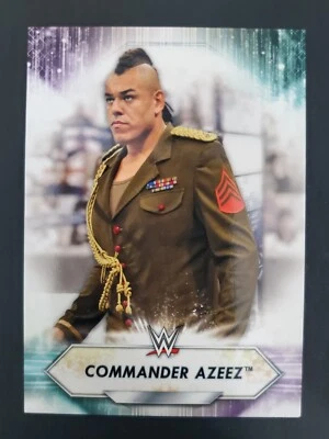 2021 Topps WWE Wrestling Superstar 〜 SmackDown - #145 COMMANDER AZEEZ - Image 1 of 2