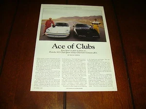 1988 CORVETTE Z51 vs. 1988 PORSCHE 911 CLUB SPORT  ***ORIGINAL  ARTICLE*** - Picture 1 of 4