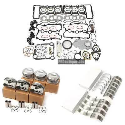 Engine Repair Kit & Piston Set Φ19mm Φ84.5mm Fit For Audi A5 A6 A8 06E107065CK - Image 1 of 4