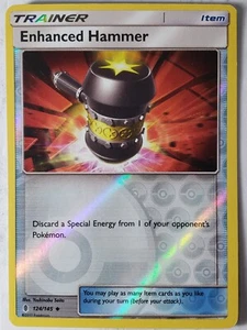Tarjeta de Pokémon VLP HOLO Mejorada Hammer 124/145 VLP Guardianes Sol Naciente Luna - Imagen 1 de 2