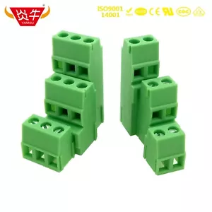 50Pcs KF128A3 128A3 5.08mm 2P 3P PCB SCREW TERMINAL MK3DS 1,5 DG500A3 3layer - Picture 1 of 9