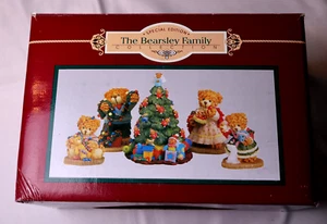 House Of Lloyd 1996 Special Edition The Bearsley Family Christmas Set New /box - Bild 1 von 16