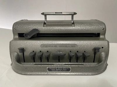 Vintage Antique Perkins Brailler Gray David Abraham Howe Press - Image 1 of 4