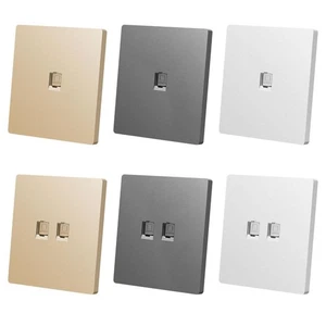 Computer-Netzwerks chnitt stelle Wand-Buchse RJ45 Computersteckdose-Panel - Afbeelding 1 van 14