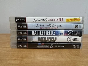 Lot of 5 PS3 PlayStation Games Tested, Assassins Creed, Battlefield - Picture 1 of 6