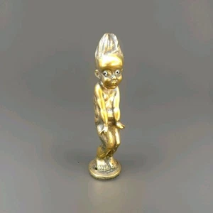 Altes Maskottchen Auto Bronze Pierre Le Faguays "Tombe Des Nues" Art Deco - Bild 1 von 12