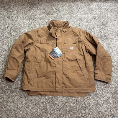Carhartt Men’s Jacket 2XL FR Full Swing Quick Duck Coat CAT3 New - Image 1 of 4
