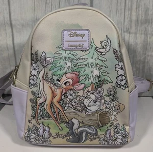 Disney Loungefly Backpack - Bambi And Forest Friends Mini Version With Thumper - Picture 1 of 11