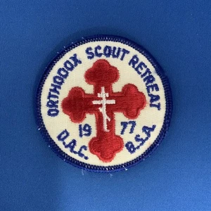 Orthodox Scout Retreat D.A.C. B.S.A. 1977 Patch - Picture 1 of 2