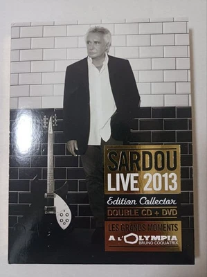 Michel Sardou Live 2013 Edition Collector 3 Disc Set DoubleCD DVD PAL DVD - Photo 1/4