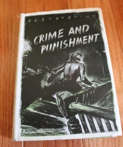 Modern Library Crime and Punishment by Fyodor Dostoyevsky HB DJ - Picture 1 of 7