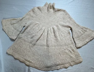 Featherbone by Anthropology Alpaca  Womens  Sweater Small Flared - Picture 1 of 6