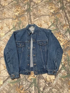 Chaqueta Denim Vintage Años 70 Azul XL Excelente Estado Nueva Camionero - Imagen 1 de 6