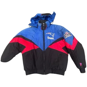 Vintage New England Patriots Puffer Jacket Size Medium EUC - Picture 1 of 16