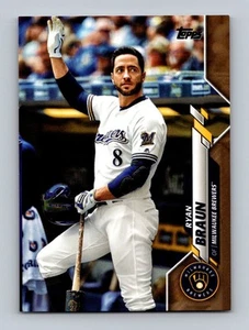2020 Topps Series 1 #347 Ryan Braun Gold #0617/2020 - Bild 1 von 2