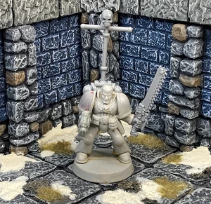 2nd Ed. 40K SPACE MARINE FIRSTBORN SERGEANT Monopose oldhammer 1993 GW OOP YY25 - Picture 1 of 2