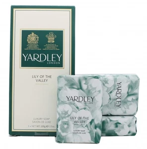 YARDLEY LILY OF THE VALLEY SOAP - WOMEN'S FOR HER. NEW. FREE SHIPPING - Picture 1 of 2