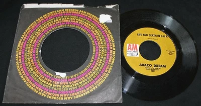 Abaco Dream-Life & Death In G&A-A&M 1081-Vintage '69 Electronic Funk-Psych 45-NM - Image 1 of 2